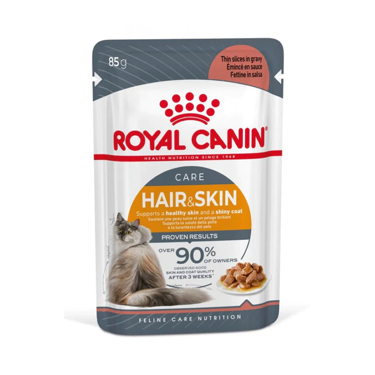 Cat food for top healthy skin and coat