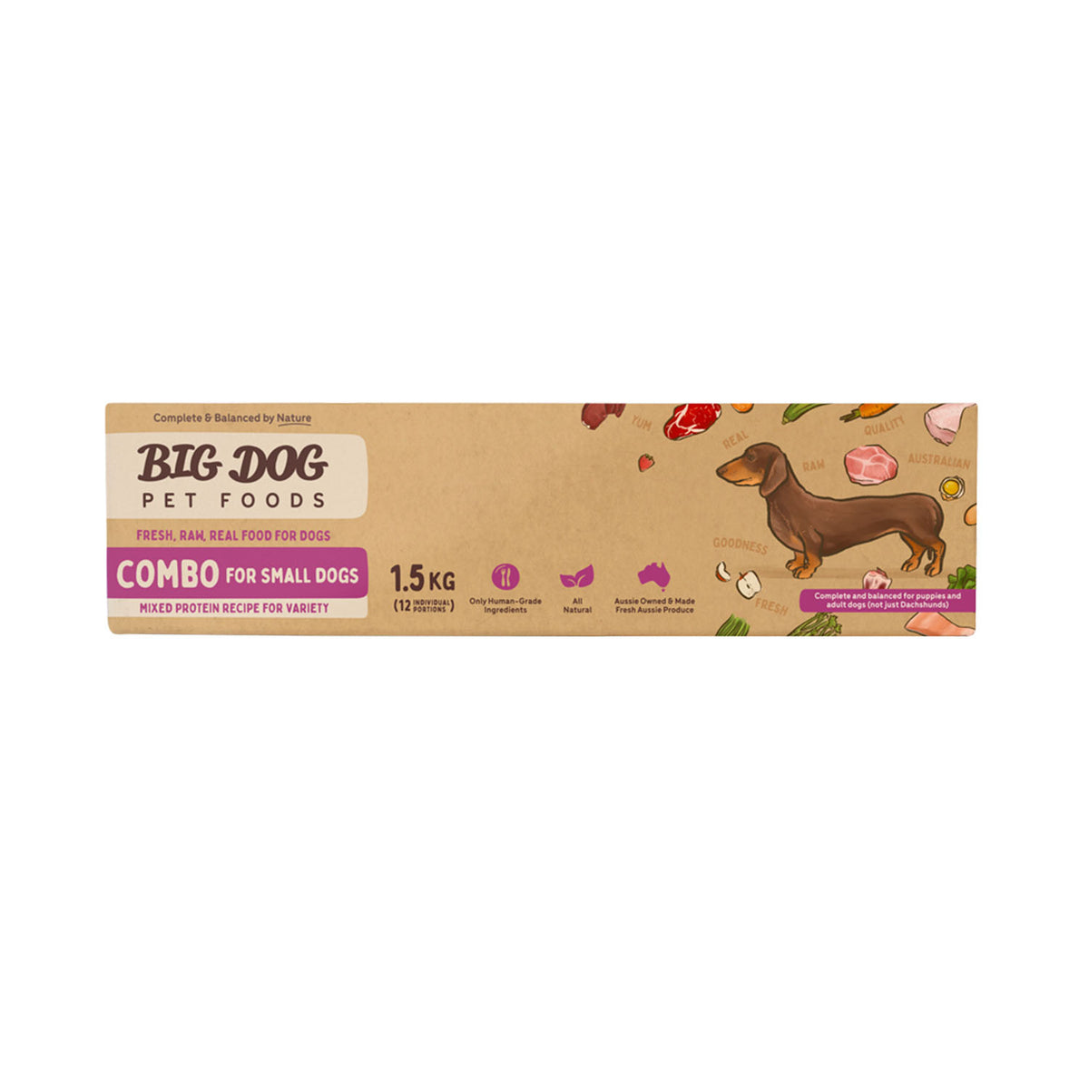 Big Dog Combo Raw Dog Food for Small Dog Pets' Station
