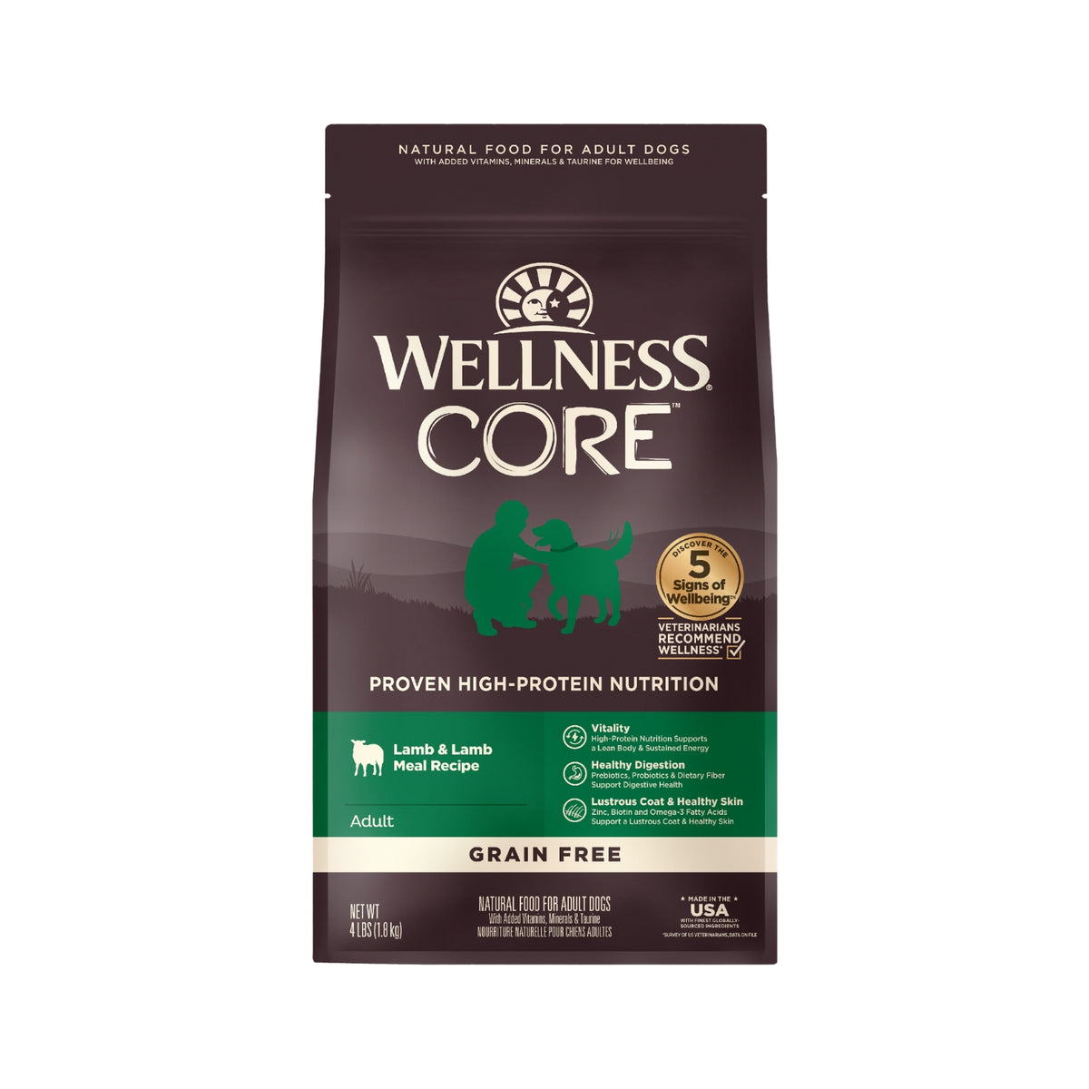 Gallery Detail: Wellness Core Grain Free Lamb Dry Dog Food