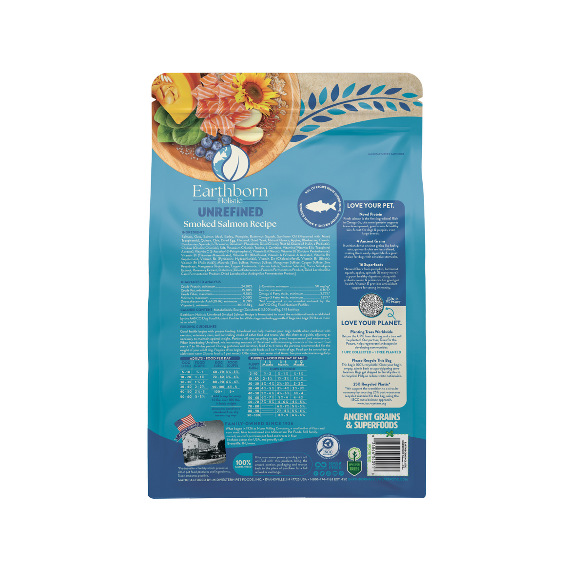 Earthborn Holistic Unrefined Smoked Salmon Recipe – Pets' Station