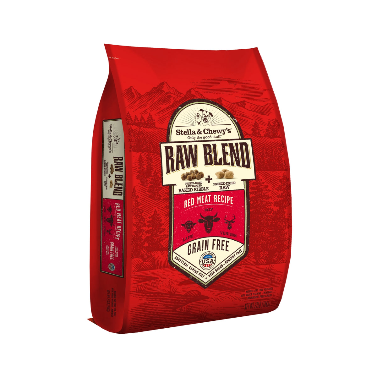 Stella & Chewy’s Raw Blend Kibble Red Meat (Lamb, Beef & Venison) Grai ...