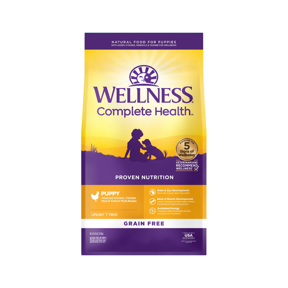 Wellness Complete Health Grain-Free Puppy Dry Dog Food – Pets' Station