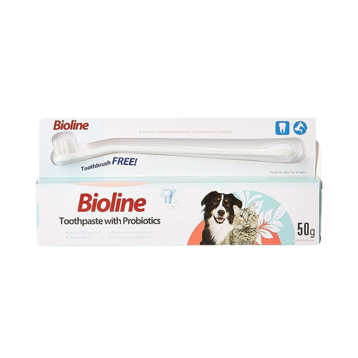 Bioline Toothpaste With Probiotics for Cats and Dogs Pets' Station