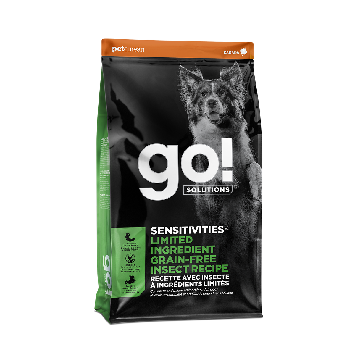 View of Go! Solution Sensitivities Grain Free Insect Recipe Dog Dry Food – Pets ...