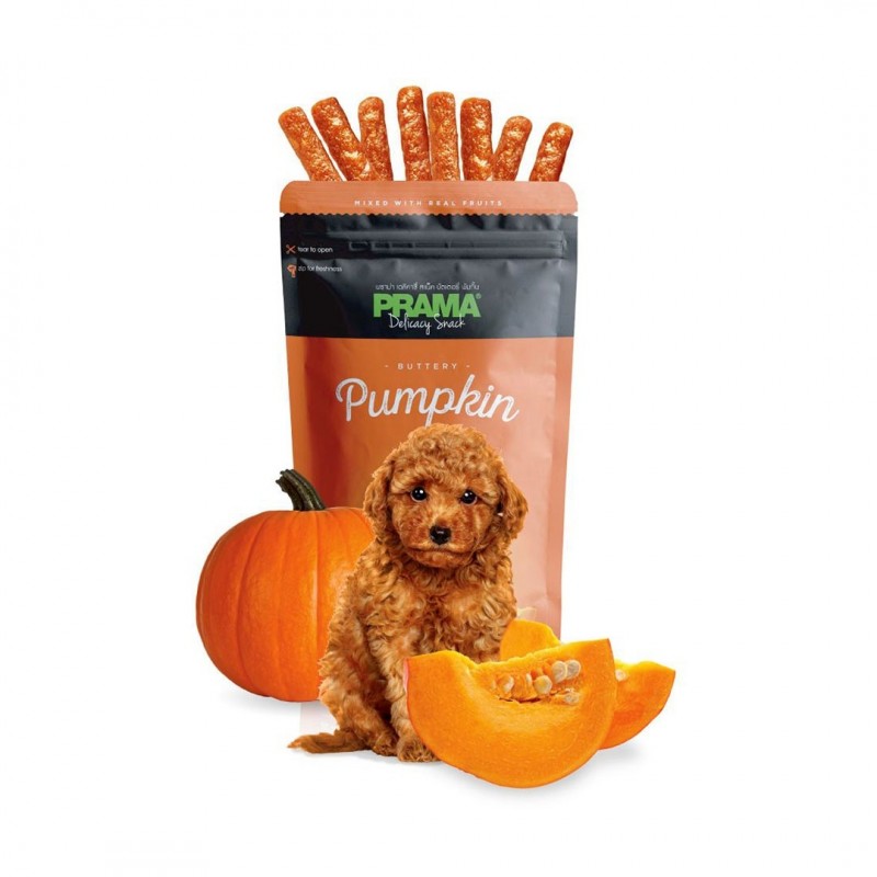 Prama Pumpkin Dog Treats Pets' Station