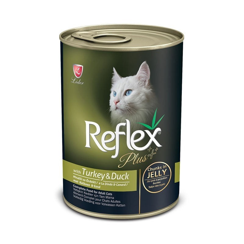 Reflex Plus Turkey & Duck Chunks In Jelly Canned Cat Food Pets' Station