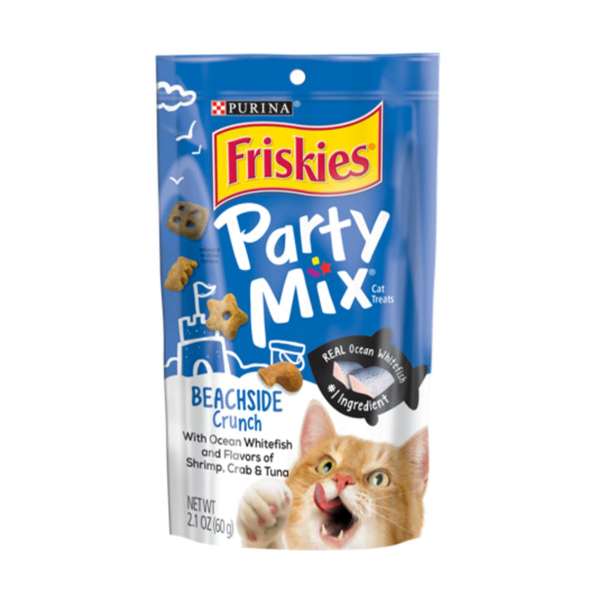 Friskies party mix cat treats top