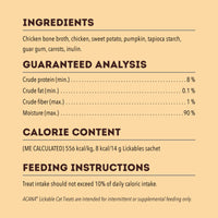 Acana Lickables Chicken Recipe Puree Cat Treats