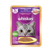 Whiskas Mackerel Pouch Cat Food