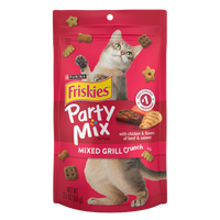 Friskies Party Mix Crunch Mixed Grill Adult Cat Treats