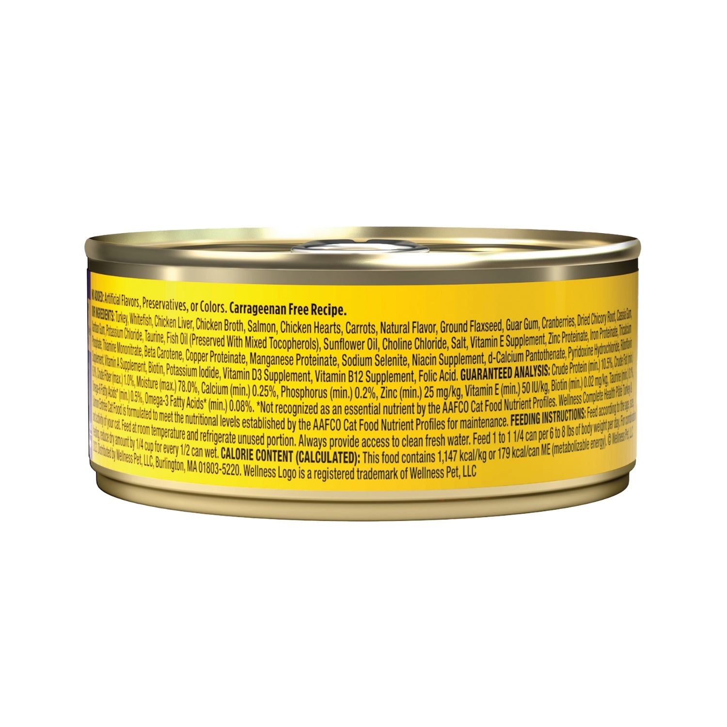 Wellness Complete Health Grain-Free Turkey & Salmon Pate Canned Cat Food