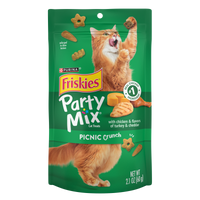 Friskies Party Mix Crunch Picnic Adult Cat Treats