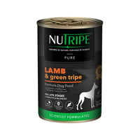 Nutripe Pure Lamb & Green Tripe Gum-Free Wet Dog Canned Food