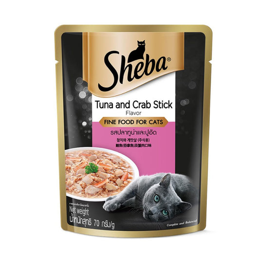 Sheba Tuna & Crab Stick Pouch