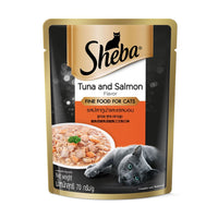 Sheba Tuna Salmon Pouch Cat Food