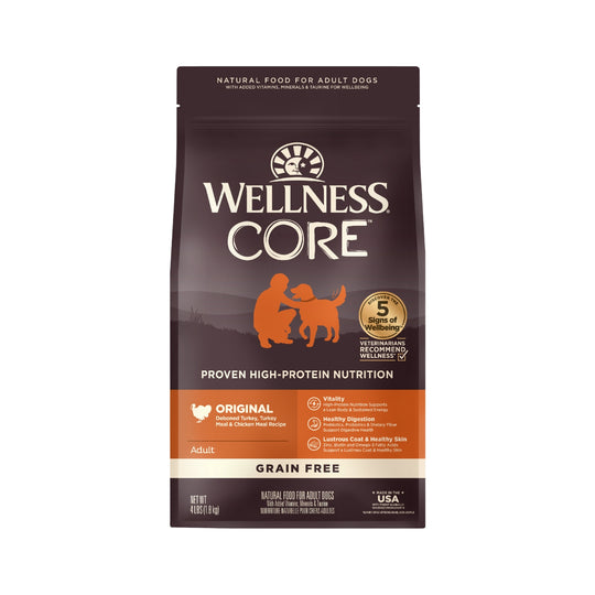 Wellness CORE Grain Free Original Turkey & Chicken Recipe Dry Dog Food