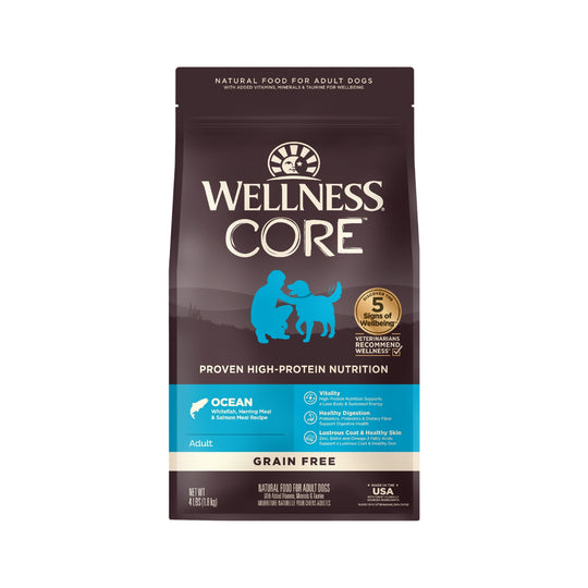 Wellness CORE Grain Free Ocean Whitefish, Herring & Salmon Recipe Dry Dog Food