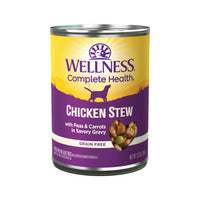 Wellness Complete Health Grain-Free Chicken Stew with Peas & Carrots in Savory Gravy Wet Dog Food