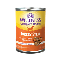Wellness Complete Health Grain-Free Turkey Stew with Barley & Carrots in Savory Gravy Wet Dog Food