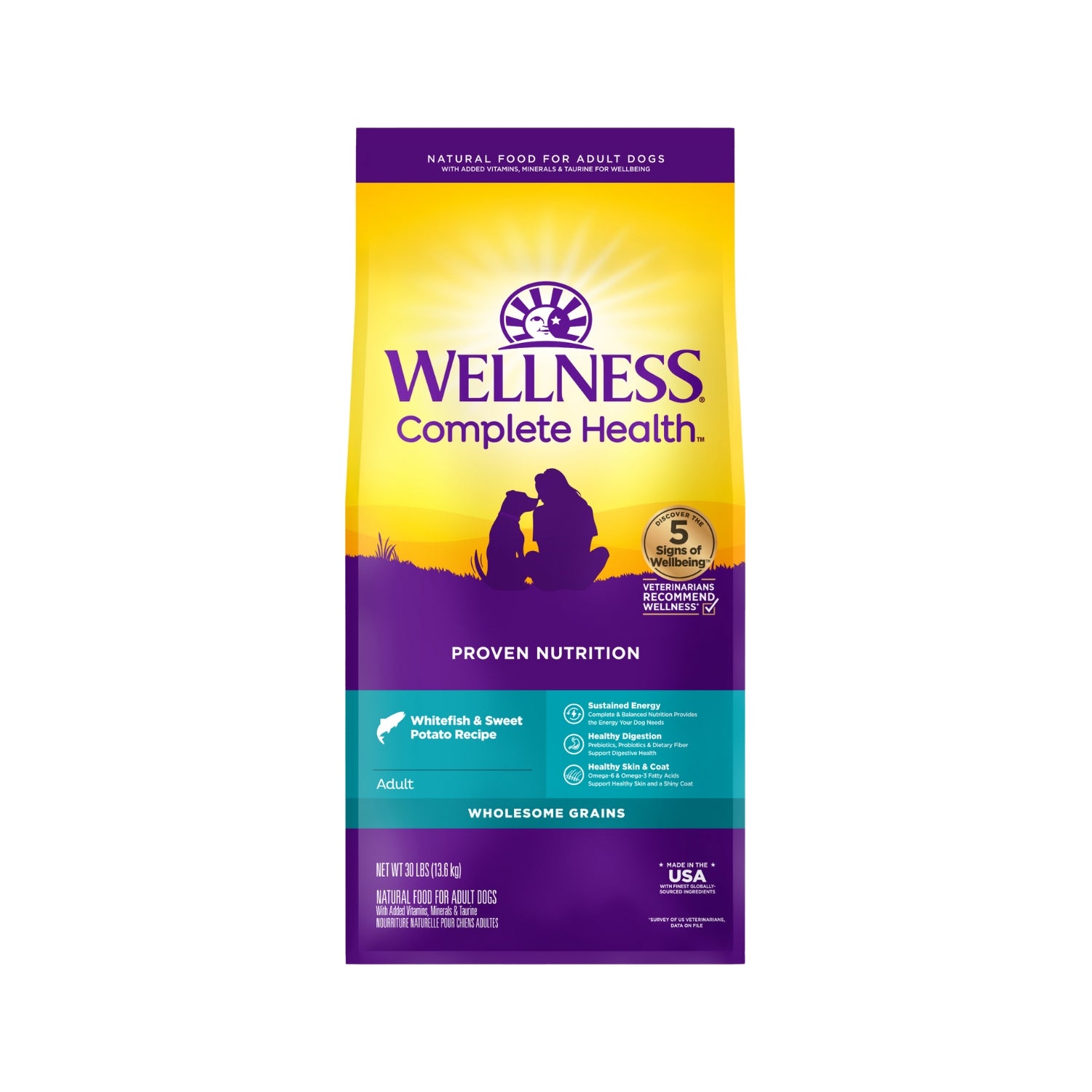 Wellness Complete Health Whitefish & Sweet Potato Recipe Dry Dog Food