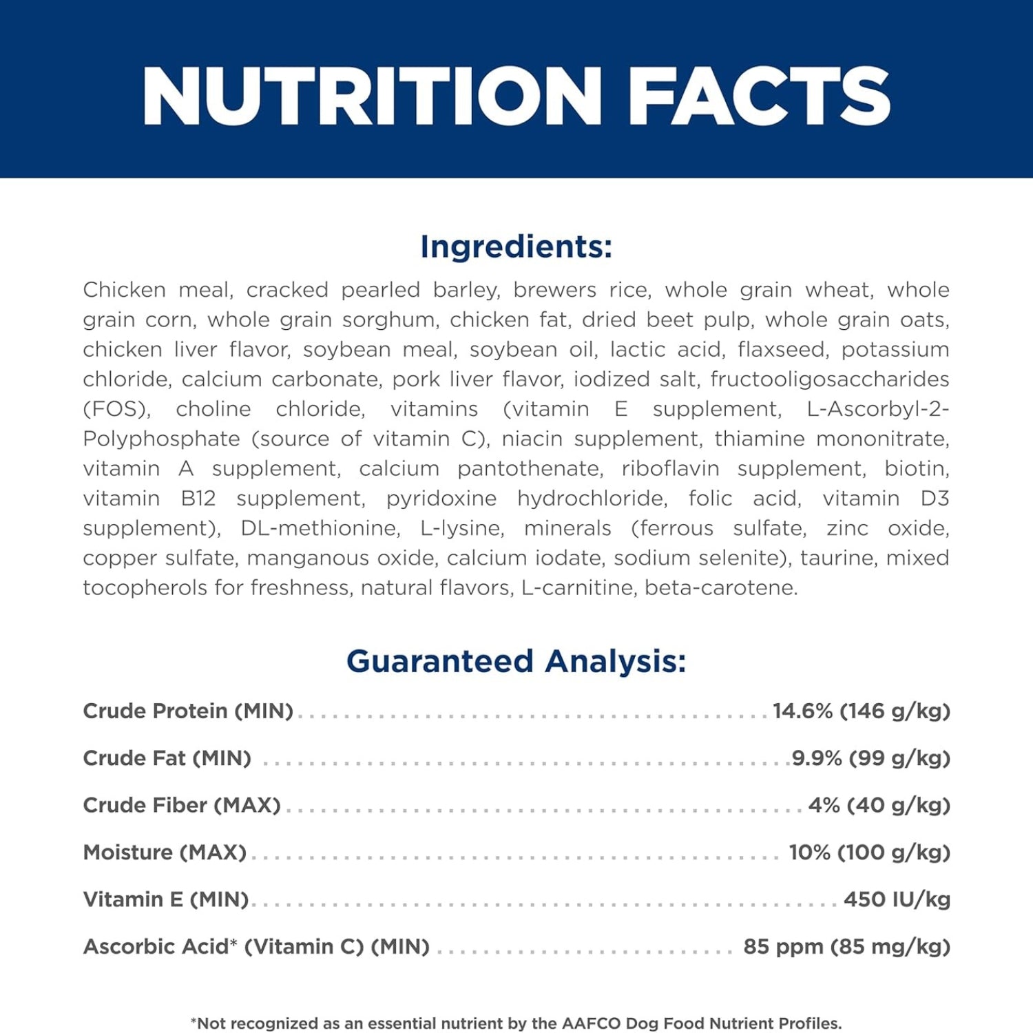 Science Diet Mature Longevity Small Bites Chicken Meal Rice & Barley Recipe Dry Dog Food