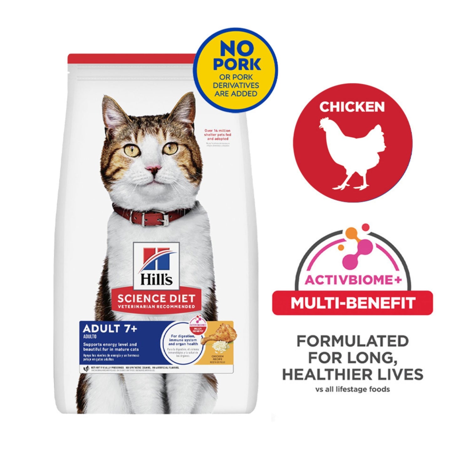 Science Diet Adult Mature Chicken Recipe Dry Cat Food