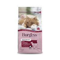 Burgess Turkey & Cranberry Mature Dry Cat Food