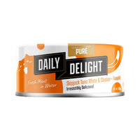 Daily Delight Pure Skipjack Tuna & Chicken Wet Cat Food - Pumpkin