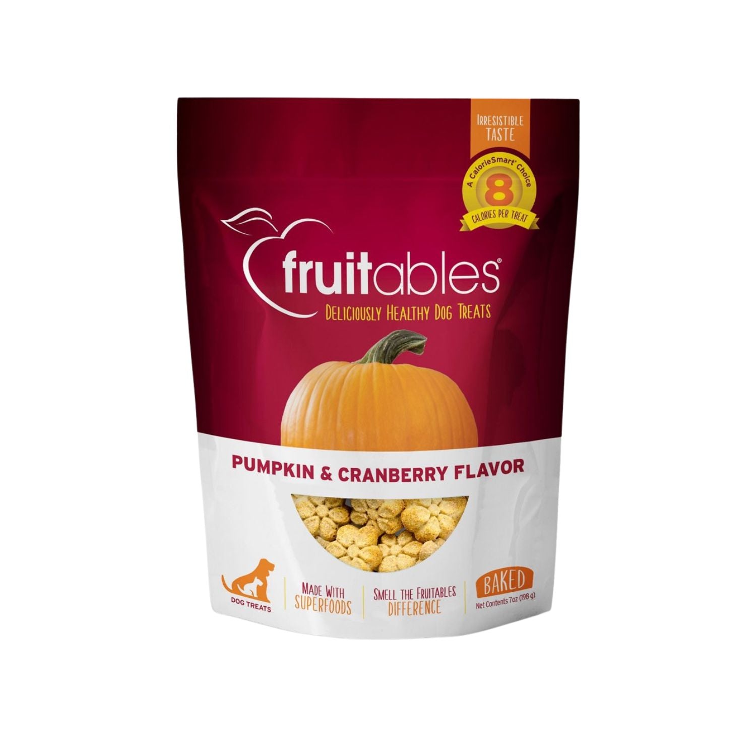 Fruitables Pumpkin & Cranberry Dog Treats