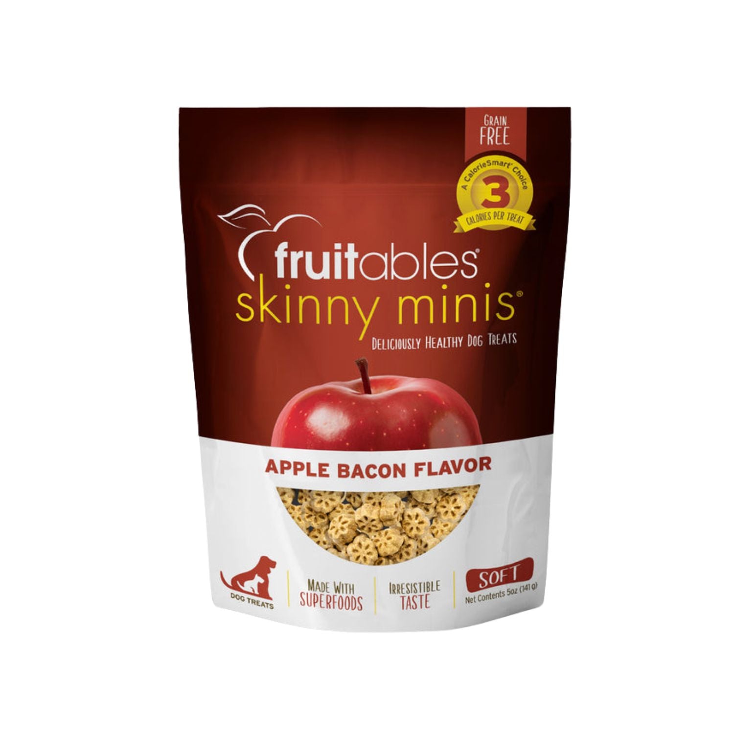 Fruitables Skinny Minis Apple Bacon Dog Treats