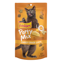 Friskies Party Mix Crunch Cheezy Craze Adult Cat Treats