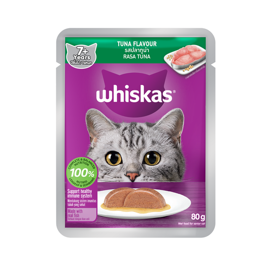 Whiskas Tuna & White Fish Pouch Cat Food
