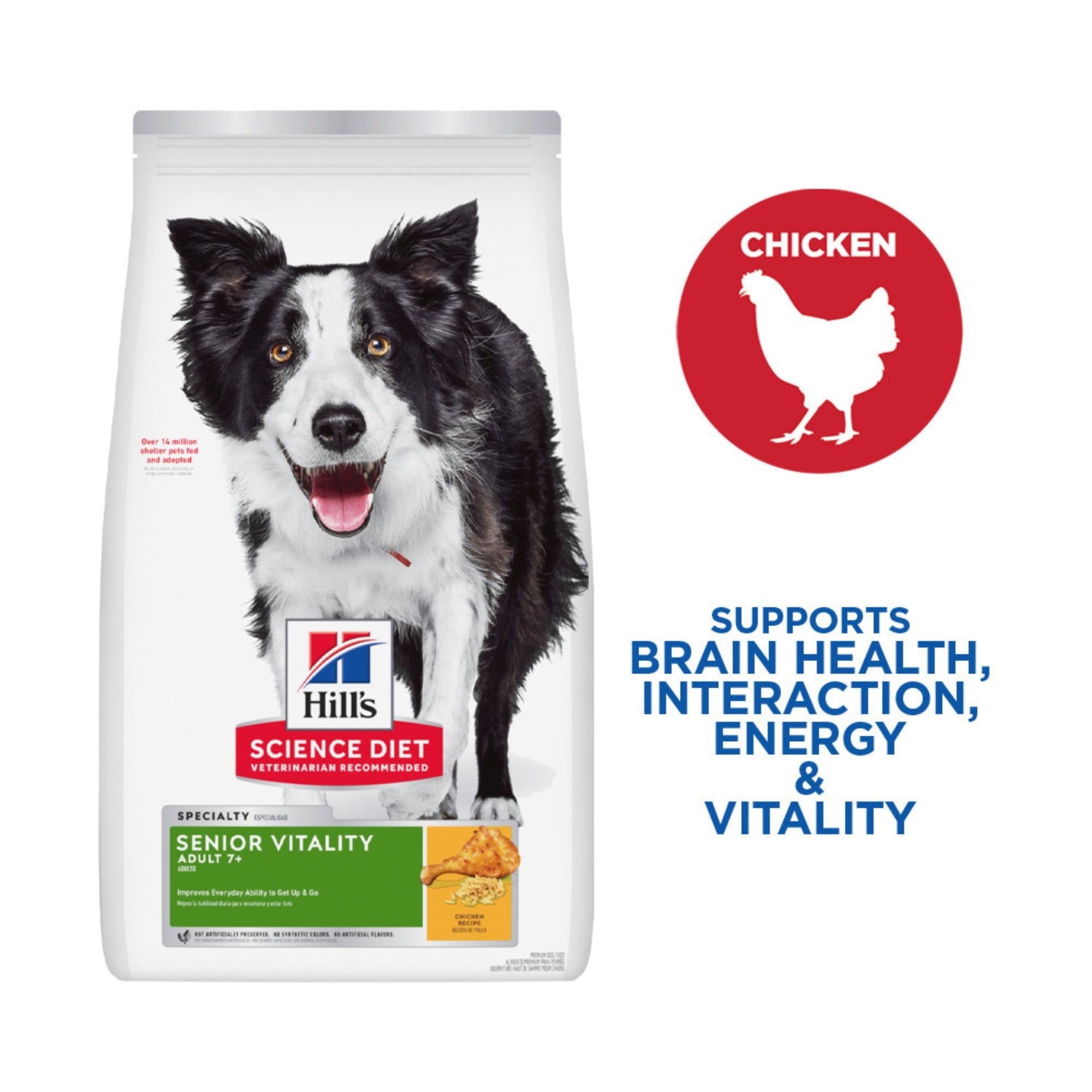 Science Diet Adult 7+ Senior Vitality Dry Dog Food