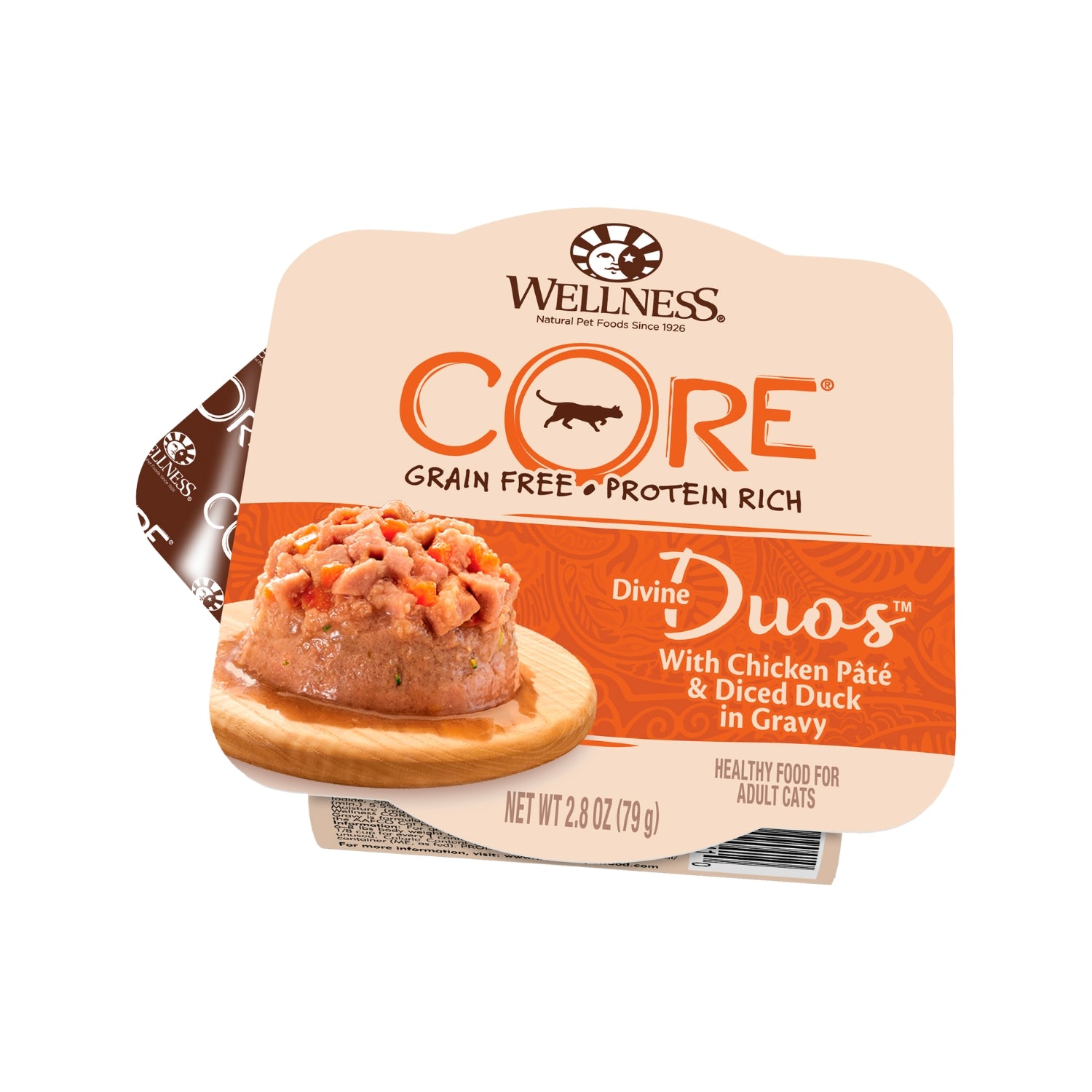 Wellness CORE Divine Duos Chicken Pate & Diced Duck Pate Wet Cat Food