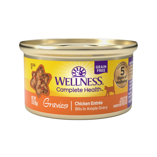 Wellness Complete Health Gravies Grain-Free Chicken Canned Cat Food