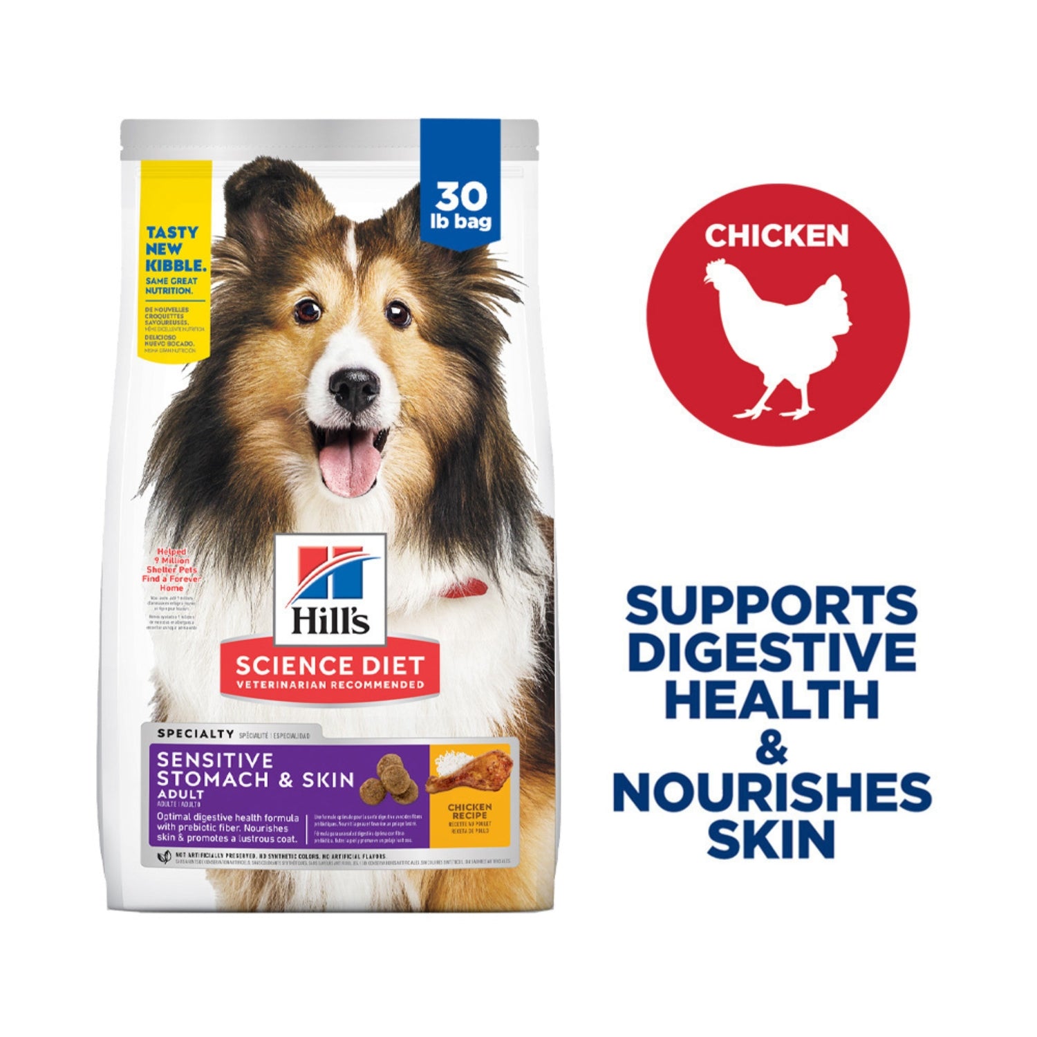 Science Diet Adult Sensitive Skin & Stomach Dry Dog Food