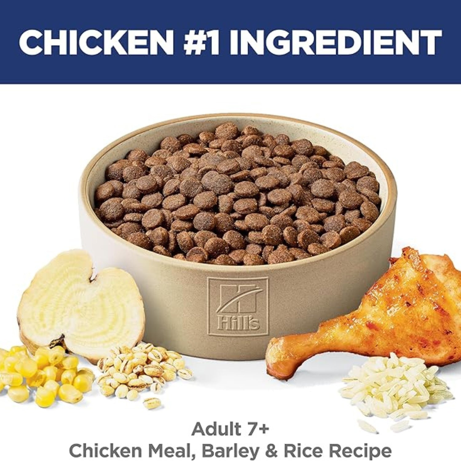 Science Diet Adult 7+ Mature Chicken Meal, Barley & Rice Recipe Dry Dog Food