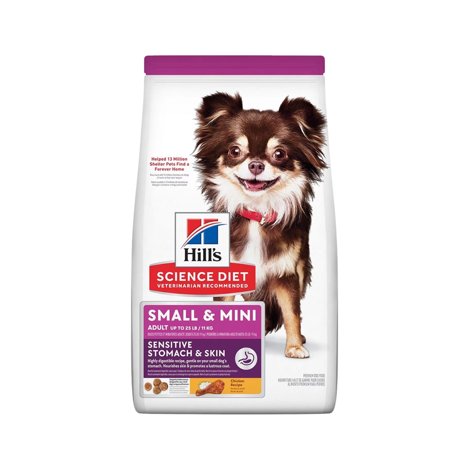 Science Diet Adult Sensitive Stomach And Skin Small & Mini Chicken Recipe Dry Dog Food