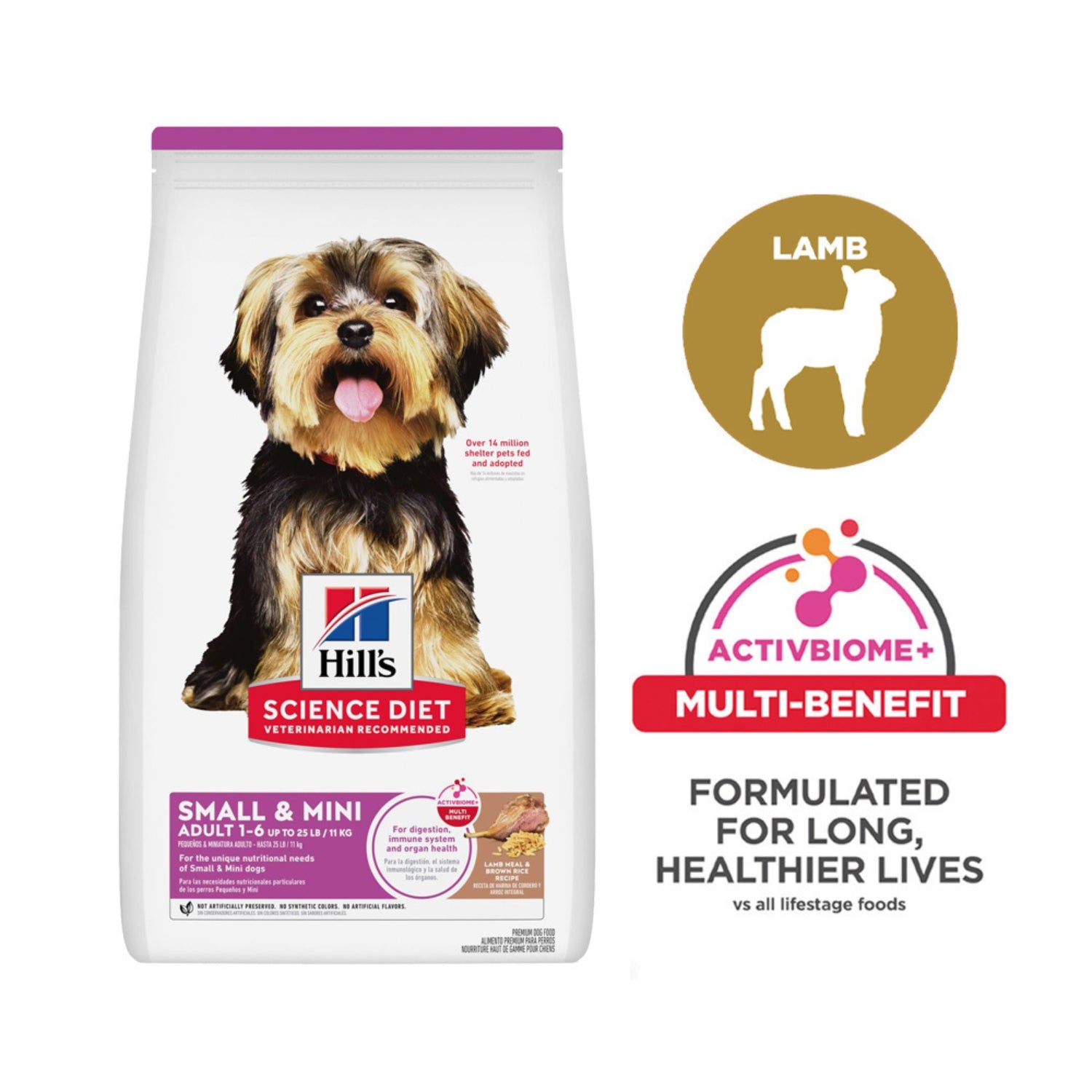 Science Diet Adult Small & Mini Lamb Meal & Brown Rice Dry Dog Food
