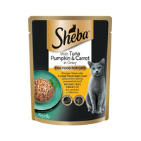 Sheba Tuna Pumpkin & Carrot Pouch Cat Food 70g