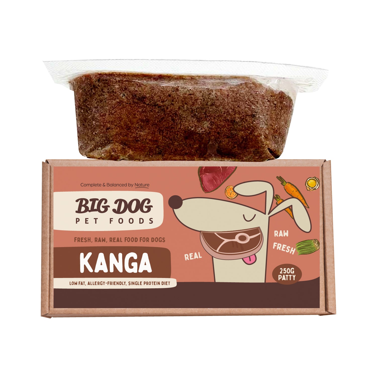 Big Dog Kangaroo Barf Frozen Raw Dog Food