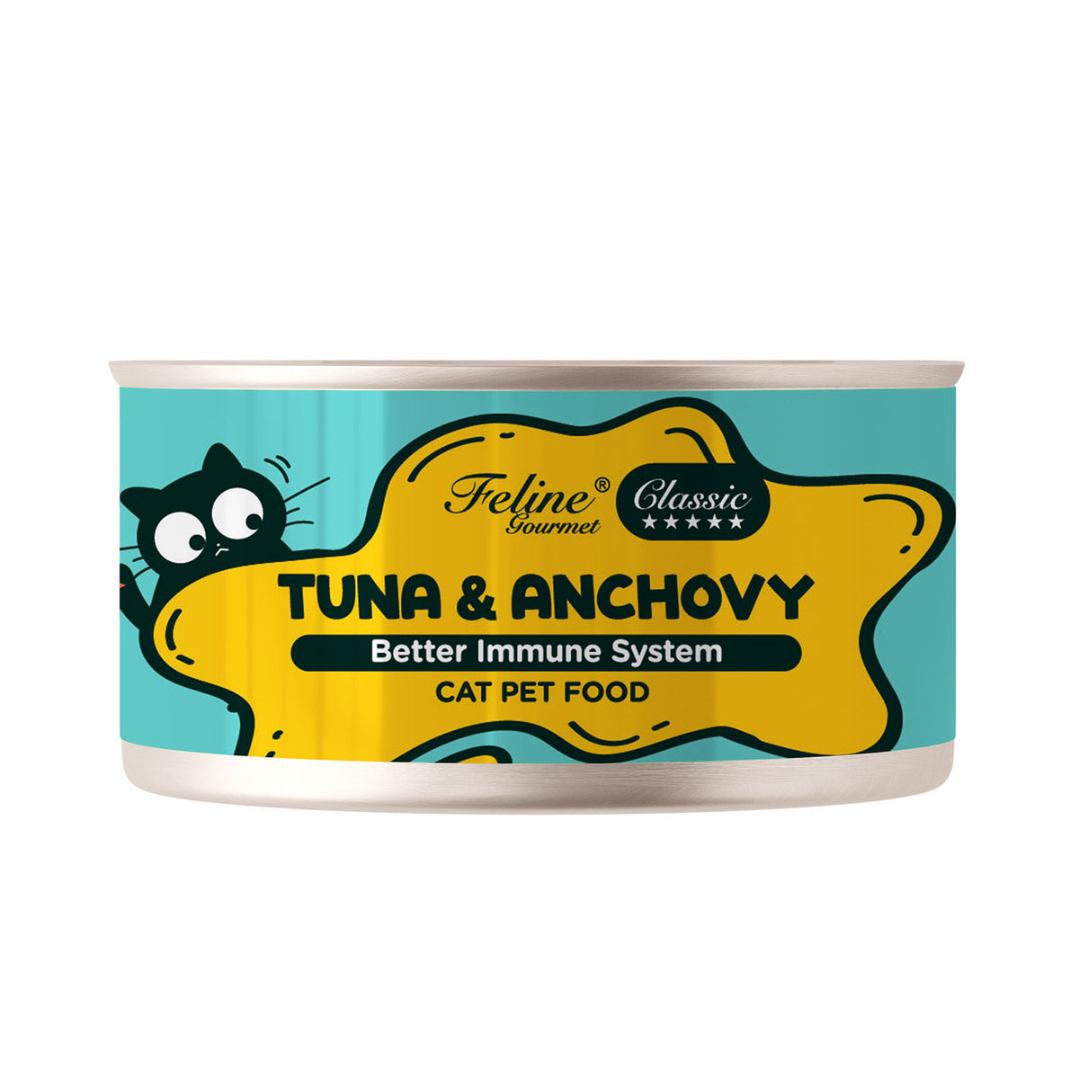 Feline Gourmet Classic Tuna & Anchovy Canned Cat Food Pets' Station
