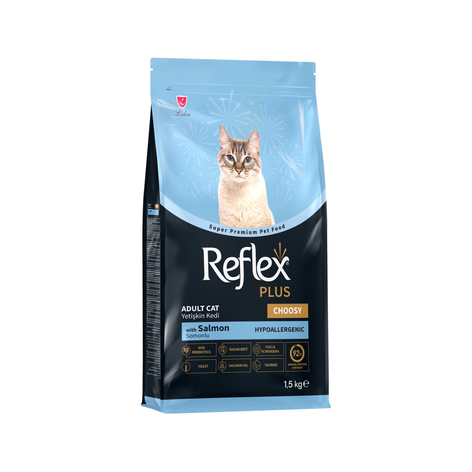 Reflex Plus Adult Cat Food Choosy with Salmon