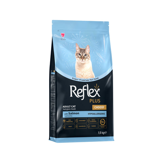 Reflex Plus Adult Cat Food Choosy with Salmon