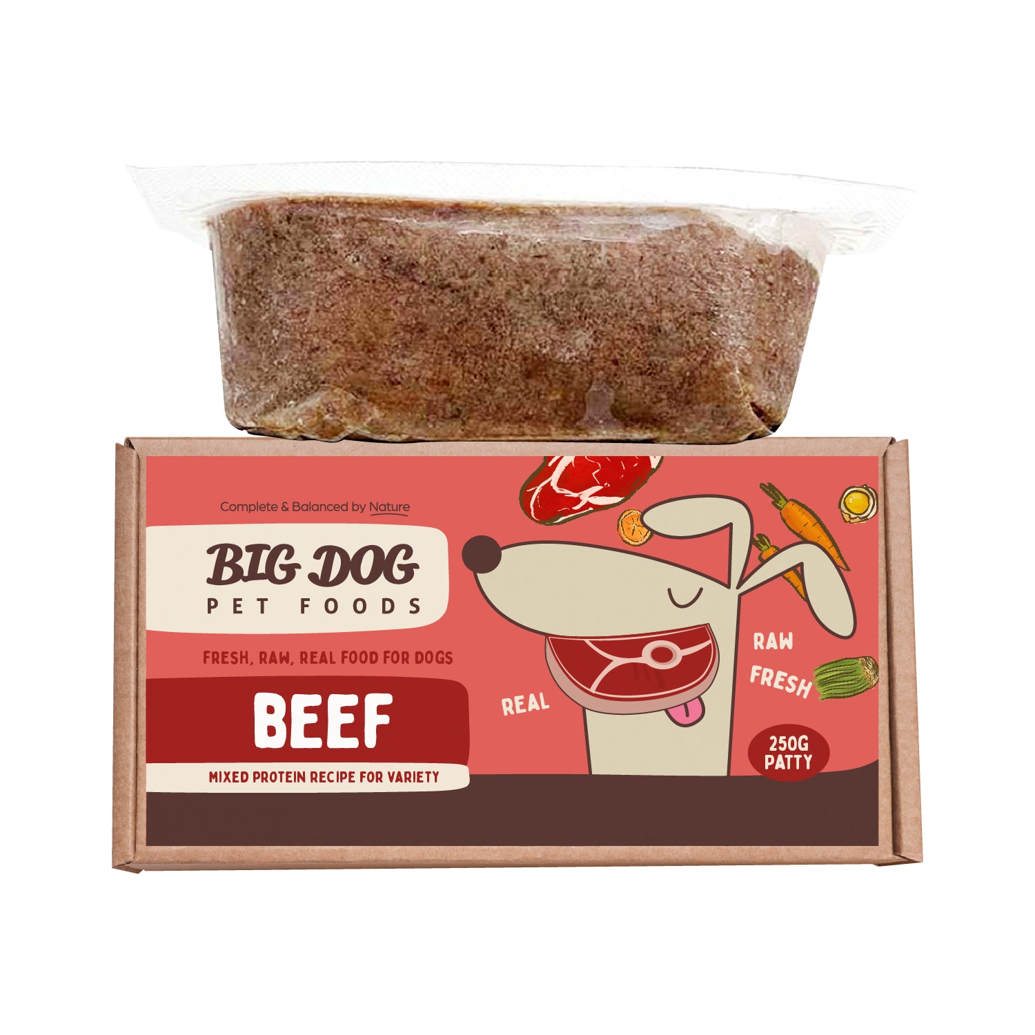 Big Dog Beef Barf Frozen Raw Dog Food