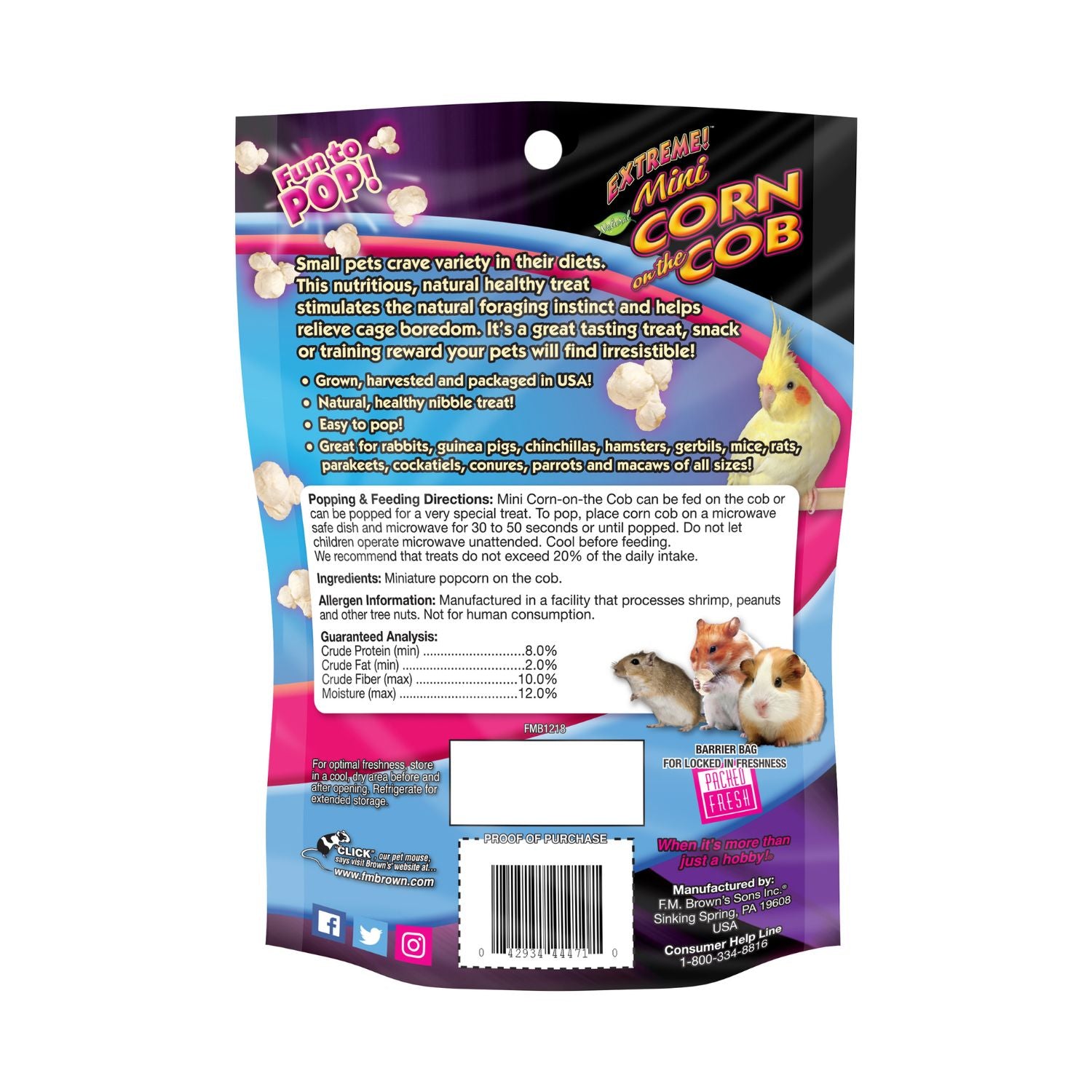 Brown's Tropical Carnival Extreme! Mini Corn On The Cob