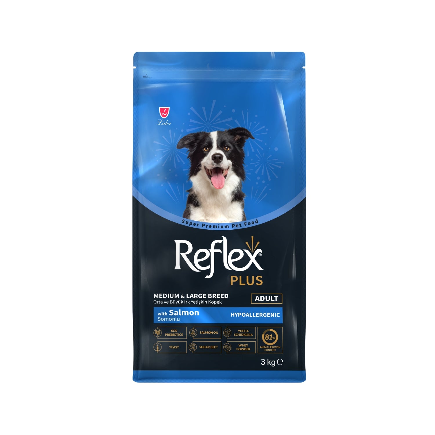 Reflex Plus Medium & Large Dog with Salmon