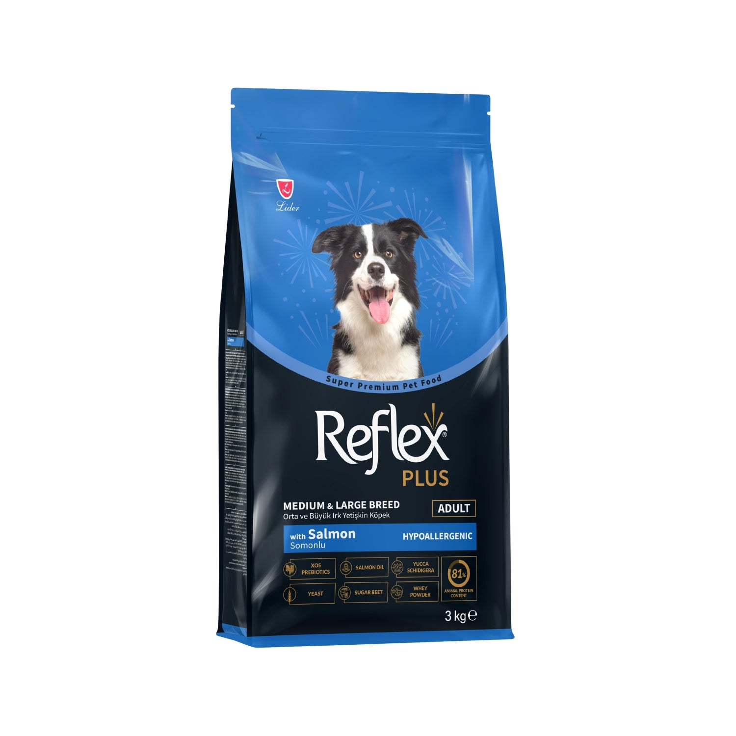 Reflex Plus Medium & Large Dog with Salmon