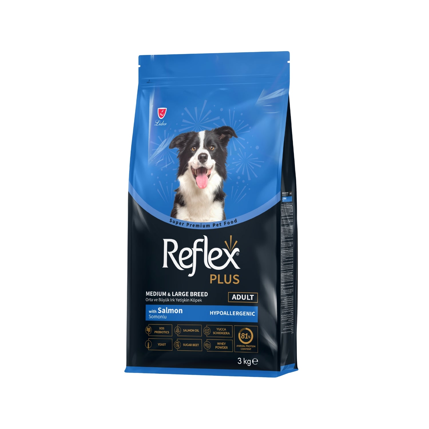 Reflex Plus Medium & Large Dog with Salmon