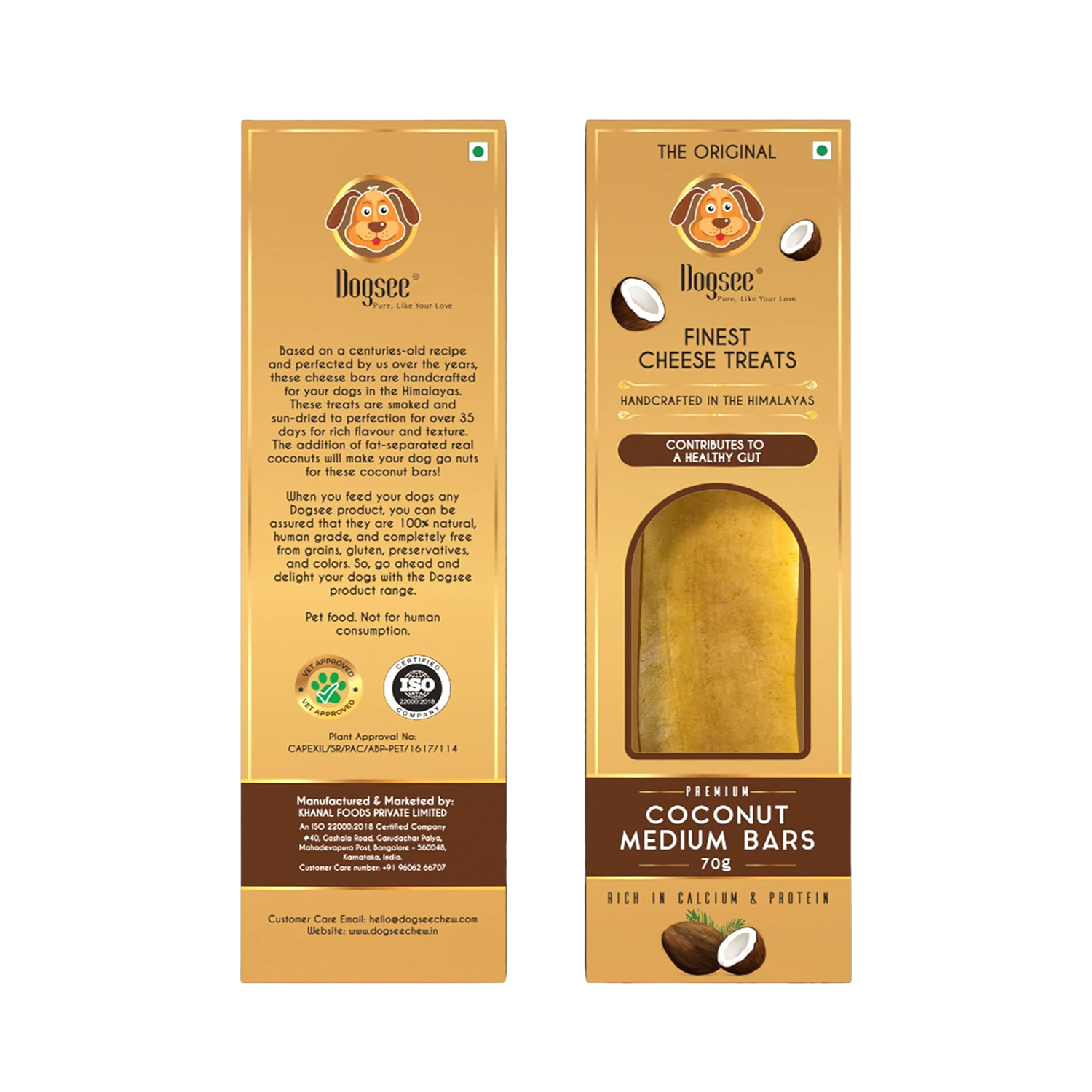 Dogsee Singles Coconut Medium Bar